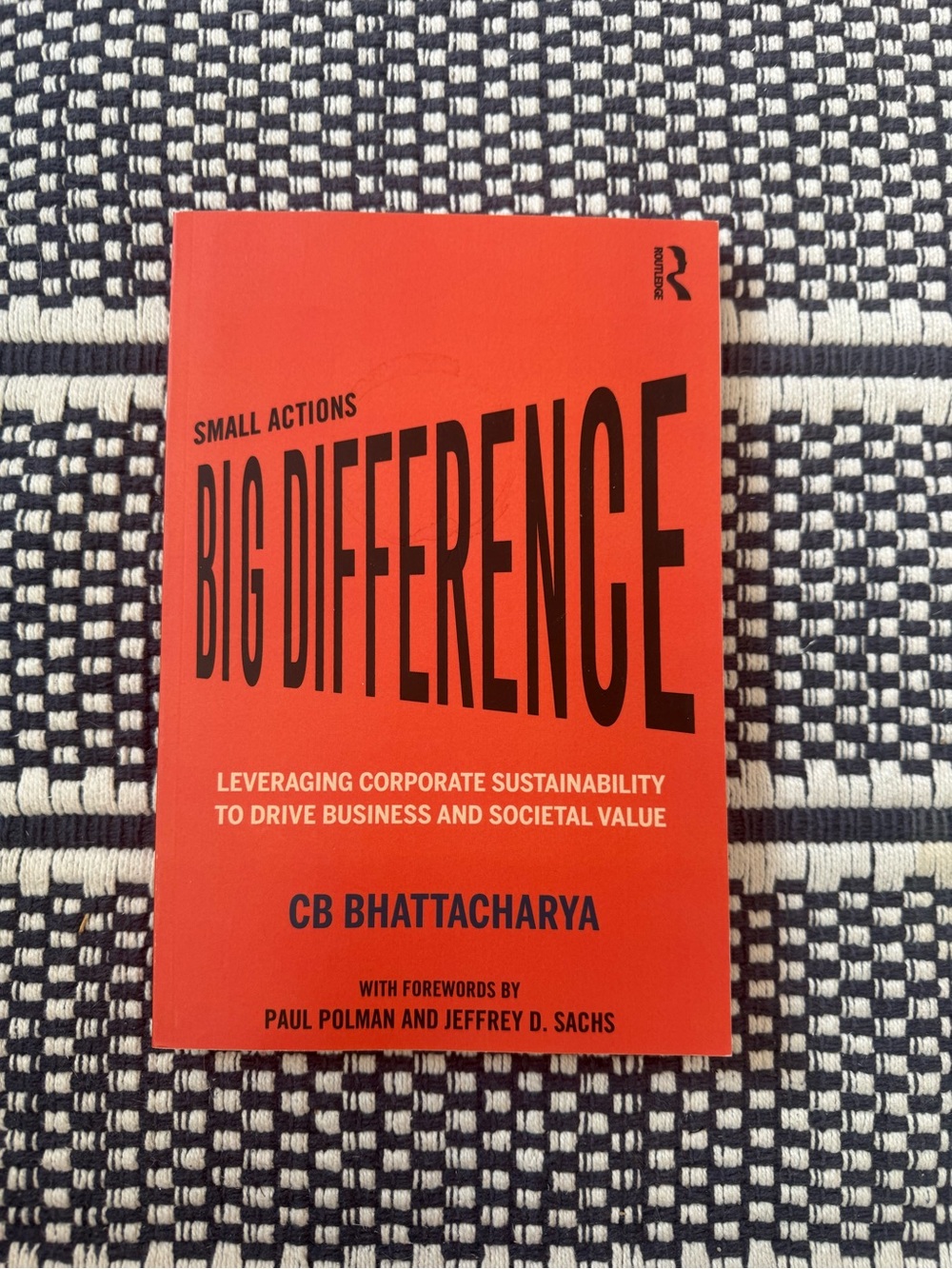 Big Difference by CB Bhattacharya - Red Paperback